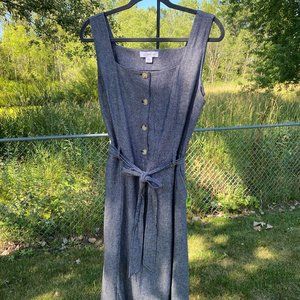 Liz Claiborne denim-style Linen and Cotton blend Dress